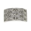 Sterling Silver Marcasite Wide Band Ring