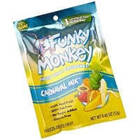 Funky Monkey Snacks Carnaval Mix, 12 - 0.42-Ounce Bags