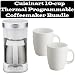 Cuisinart DCC-755 10-cup Thermal Programmable Coffeemaker Bundle With Two Porcelain 12OZ. Coffee Mugs