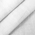 100% Leinen Stoff Meterware Farbe Weiss