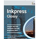 Inkpress PCUG851150 Commercial Glossy Inkjet Paper 8.5in. X 11in. 50 Sheets