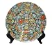 14"D porcelain plate - Thousand flowers Design
