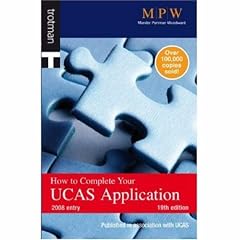 HOW TO COMPLETE YOUR UCAS APPLICATION 2008 19E
