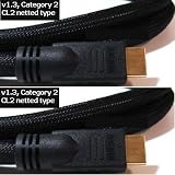 PTC Premium 3ft HDMI 1.3 Certified 24AWG Gold Plated for Blu-Ray, PS3, Xbox, HD-DVR, etc.
