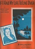 If I Had My Life to Live Over (Kate Smith on Cover)