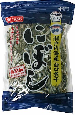 白ゆり 瀬戸内海産白口煮干 にぼし 200g