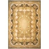 Momeni Chambord Collection Green Wool Rug, 2 ft 6 in x 8 ft