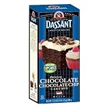 Dassant Chocolate Chocolate Chip Cake Mix, 17.25-Ounce (Pack of 6)