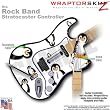 Penguins on White WraptorSkinz Skin fits Rock Band Stratocaster Guitar for Nintendo Wii, XBOX 360, PS2 & PS3 (GUITAR NOT INCLUDED)