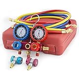ARKSEN&copy; HVAC A/C Refrigeration AC Manifold Gauge Set for R134A