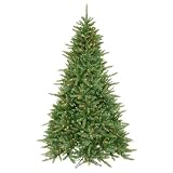 7.5' Pre-Lit Virginia Fir Christmas Tree - Multi Color Lights