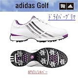 ���ǥ����� ����� ��Adidas Golf�� ��ǥ����� ����ե��塼�� W �ɥ饤�С��ץ�� �ۥ磻��/����С� 22.5cm