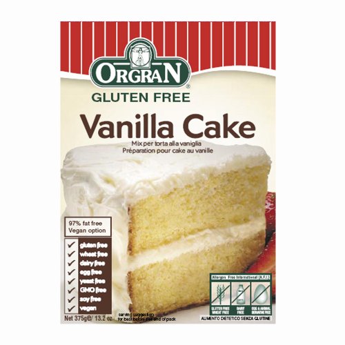 OrgraN Vanilla Cake Mix, 13.2-Ounce Boxes (Pack of 8)