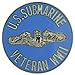 WWII U.S. Submarine Veteran Pin 1 1/2