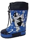 BECK Winter Gummistiefel PINGUIN gef&uuml;ttert blau Nr. 477
