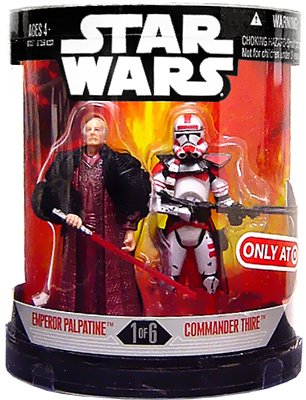 Star Wars Order 66 Exclusive 2 Pack 1 of 6 Emperor Palpatine Commander Thire