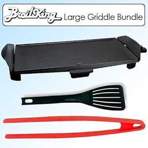 BroilKing USG-10G Ultra Large Griddle with Healthy Lift Grey Bundle With Swissmar Heat... by Broil King