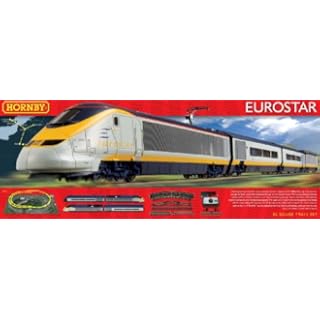 Hornby R1071 Eurostar 00 Gauge Electric Train Set