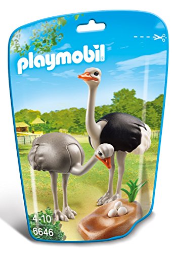 PLAYMOBIL Ostriches with Nest Building Kit