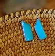 Turquoise with Sterling Silver Back