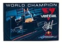 Sebastian Vettel Fahne - World Champion 100 x 150 cm