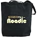 Canvas Tote Bag Black " Trust Me, I Am Roadie " Occupations