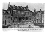 Historic Print (L): [The Old Tun Tavern, Philadelphia, in which the first lodge of Free Masons was organized