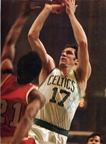 John Havlicek Autographed/Hand Signed Magazine Page