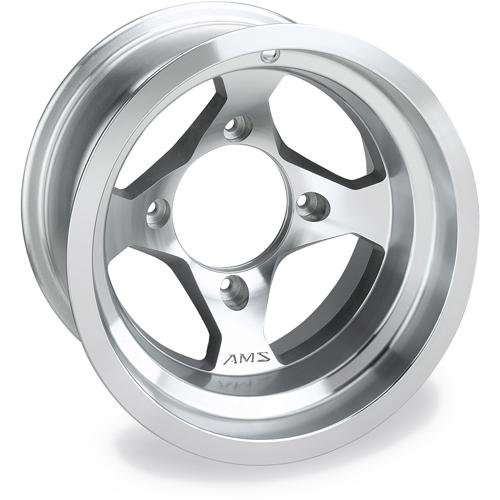 AMS Cast Aluminum UTV 12x7 Front Wheel - Machined, 