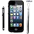 Visun Case Waterproof Shockproof Dirt Proof Durable Case Bundle with Touch Pen and Rhinestone Hand Wrist Strap for Apple iPhone 5 5S (Black)
