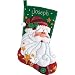 Dimensions Sequined Santa Stocking
