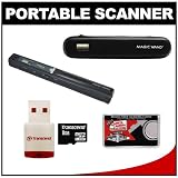 VuPoint Magic Wand Photo & Document Portable Scanner (PDS-ST415-VP) + Deluxe Carrying Case + 8GB microSD Card & Reader Kit