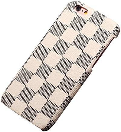 Triumph®(Fulfilled by Amazon) High Quality Luxury Designer unisex TPU wallet case flip bag cover for iphone 6/6S (4.7") (White)