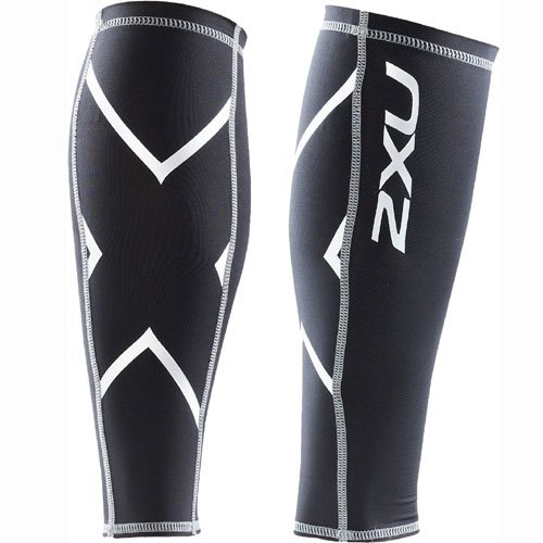 ツータイムズユー：2XU 筋肉痛を軽減するフットウェア！コンプレッションカーフガード UNISEX / BLACK