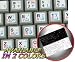 ARABIC RUSSIAN CYRILLIC ENGLISH WHITE BACKGROUND NON-TRANSPARENT KEYBOARD STICKERS NETBOOK