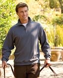 Red House Men's Big 1/4 Zip Pima Interlock Fleece Jacket. RH09