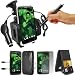 KC-Electronics HTC ONE X 7-IN-1 ACCESSORY BUNDLE PACK - Solid Black Wave Gel - LCD Screen Protector Guard - Windscreen Car Mount Dash Car Holder - Micro USB In Car Charger - Micro USB Data Cable - PREMIUM PU Black Credit Card Slot Leather Flip Case - Black High Capacitive Stylus Pen