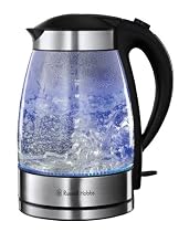 Russell Hobbs 15082 1.7 L Blue Illuminating Glass Kettle