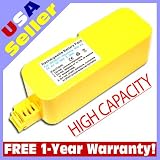 High-Capacity Battery for iRobot Roomba APS 4905 400 4000 4210 4250 4260 Create Discovery Dirt Dog FloorVac TENERGY 11701 11709 14.4V 3300mAh 3.3Ah