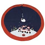 Auburn Tigers Snowman Tree Skirt