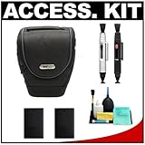 Vidpro SLR Holster Camera Case + 2 EN-EL9 Batteries + Accessory Kit for Nikon D40, D40x and D60 Digital SLR Cameras