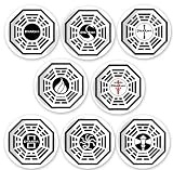 Set of 8 Lost DHARMA Initiative Kate Jack PINBACK BUTTONS 1.25