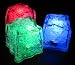 Litecubes brand plastic LED ice cube / color changing RGB (RAINBOW) - Qty 1