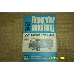 Reparaturanleitung VW Transporter / Bus (ab 1973) 1700 ccm, 1800 ccm, 2000 ccm