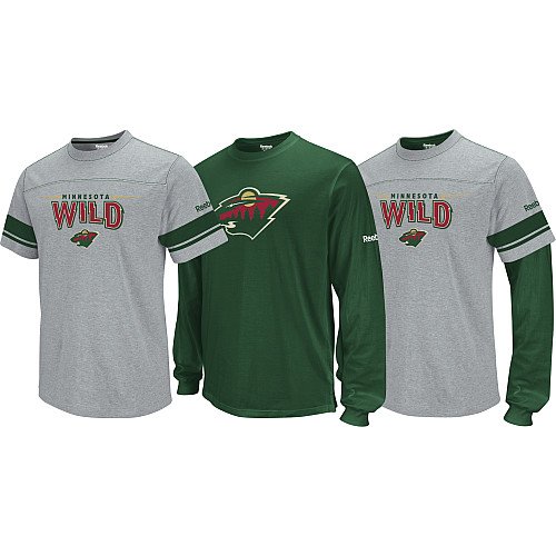 NHL Youth Minnesota Wild Option Tee Combo Pack - R58Nc8Wl (Multi, X-Large)
