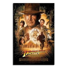 Indiana Jones And The Kingdom Of The Crystal Skull Movie Poster One Sheet Style - 36 x 24 Inches (91.5 x 61 cms)