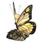 Quoizel Cream Butterfly Tiffany 1 Light Accent Lamp