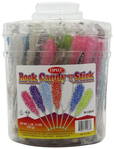 Rock Candy Crystal Sticks (Pack of 36)