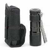 Handheld Portable 12 Uv LED 380nm Black Light Flashlight with Blacklight Holster