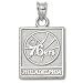 Philadelphia 76ers Sterling Silver Pendant